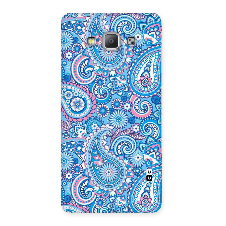 Artistic Blue Art Back Case for Galaxy A7