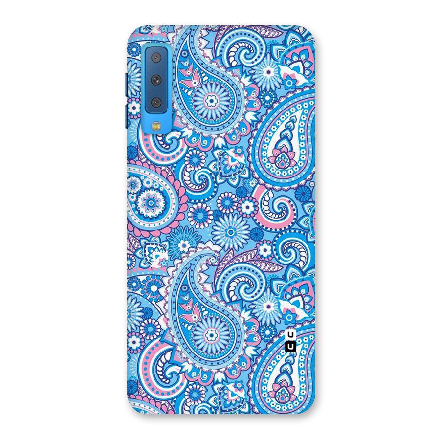 Artistic Blue Art Back Case for Galaxy A7 (2018)
