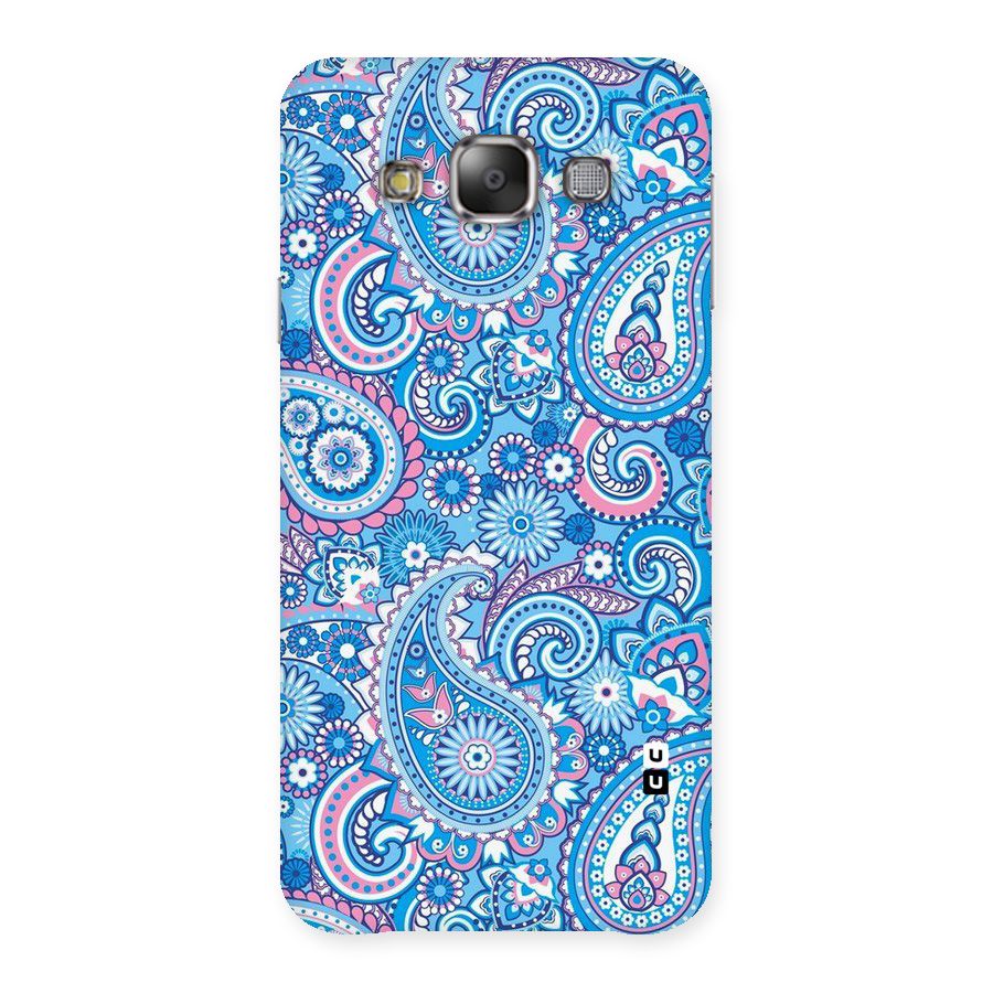 Artistic Blue Art Back Case for Galaxy E7