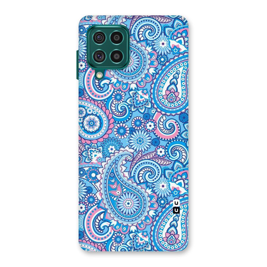 Artistic Blue Art Back Case for Galaxy F62