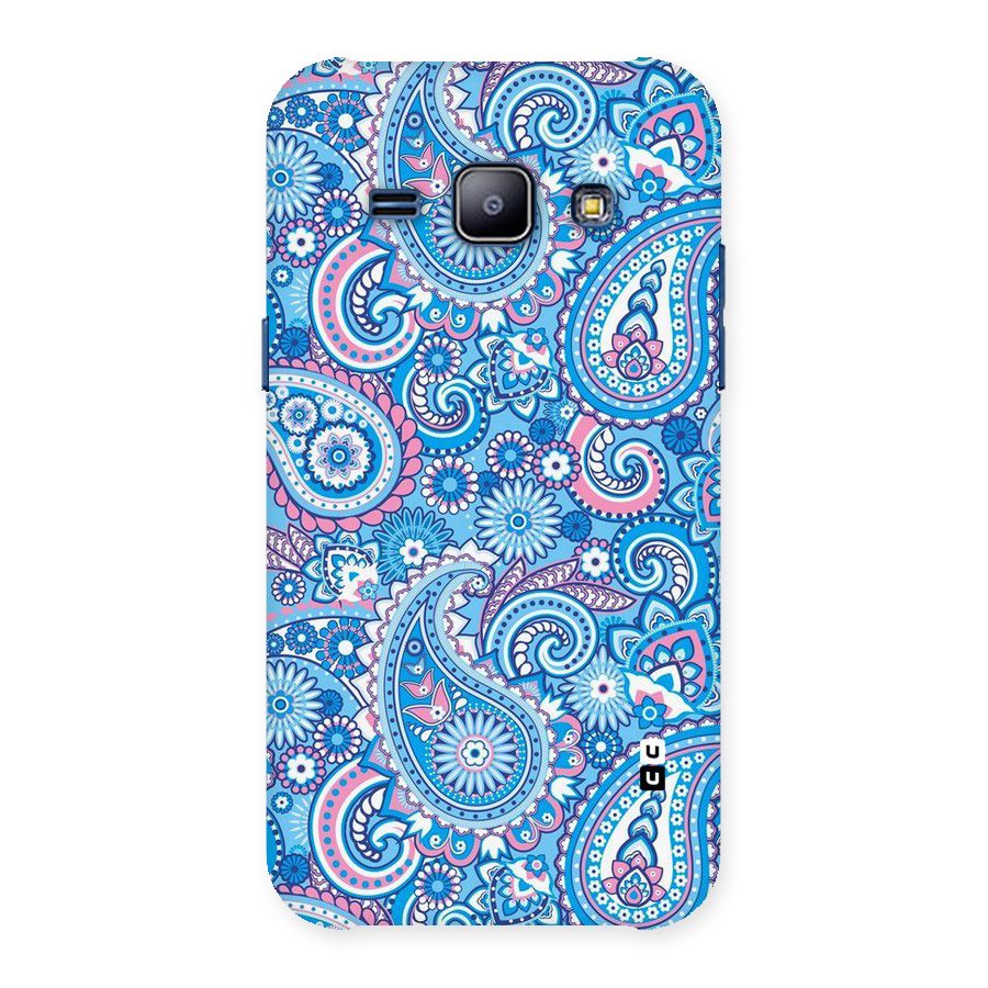 Artistic Blue Art Back Case for Galaxy J1