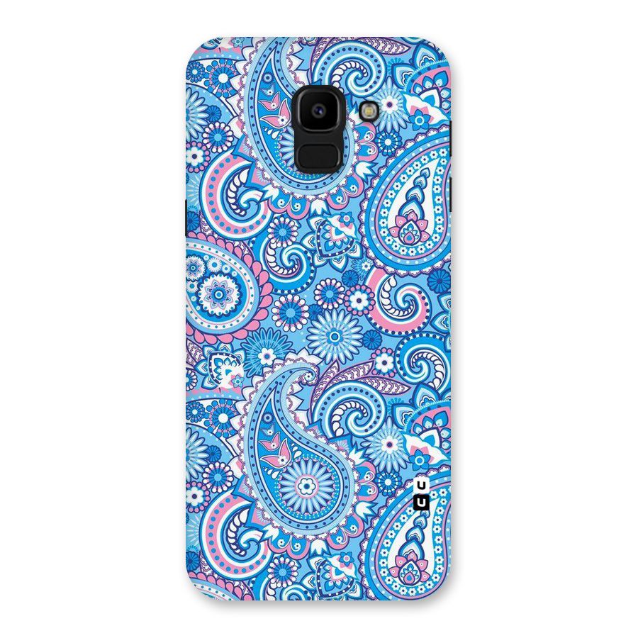 Artistic Blue Art Back Case for Galaxy J6