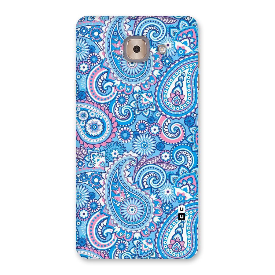 Artistic Blue Art Back Case for Galaxy J7 Max