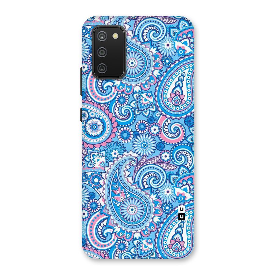 Artistic Blue Art Back Case for Galaxy M02s