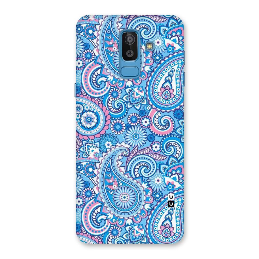 Artistic Blue Art Back Case for Galaxy On8 (2018)