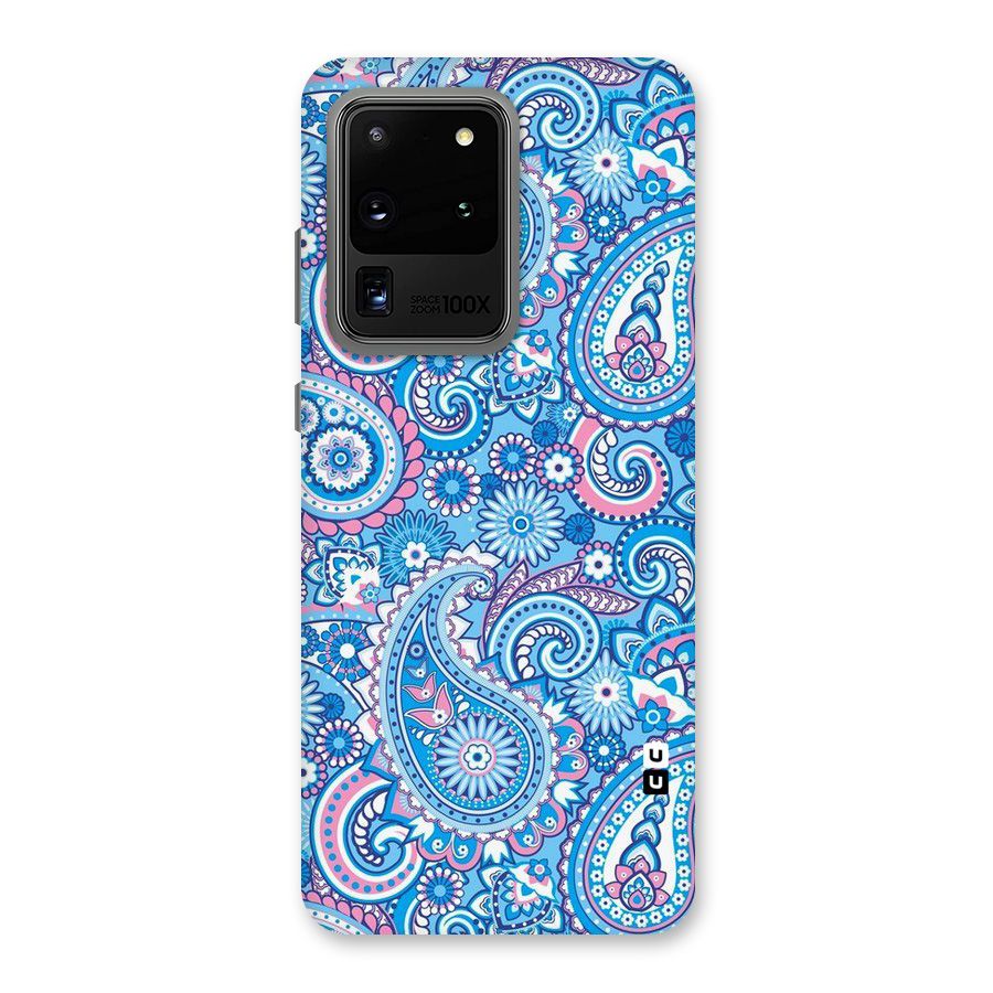 Artistic Blue Art Back Case for Galaxy S20 Ultra