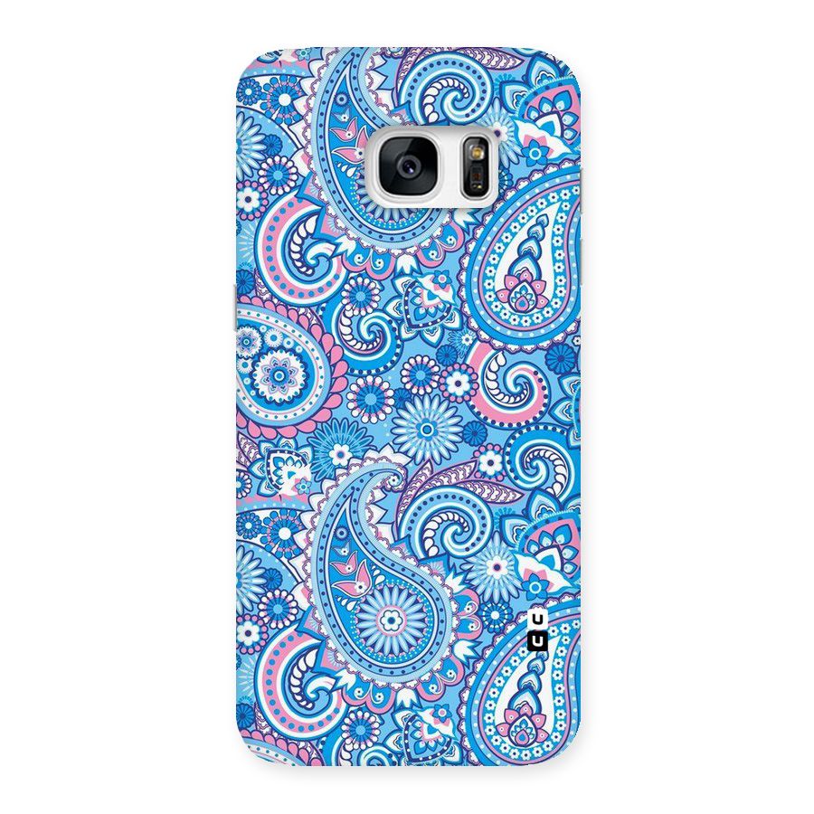 Artistic Blue Art Back Case for Galaxy S7 Edge