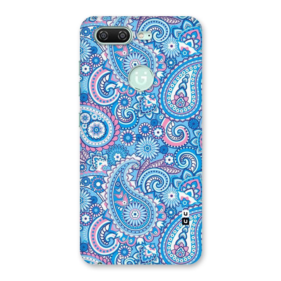 Artistic Blue Art Back Case for Gionee S10