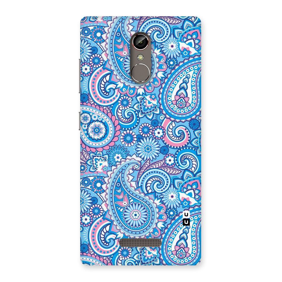 Artistic Blue Art Back Case for Gionee S6s