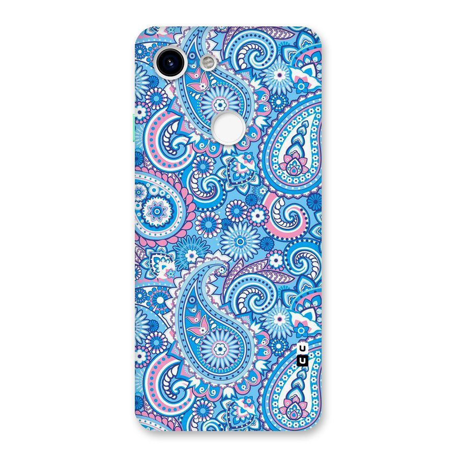 Artistic Blue Art Back Case for Google Pixel 3
