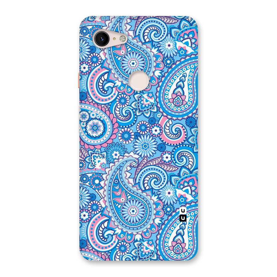 Artistic Blue Art Back Case for Google Pixel 3 XL