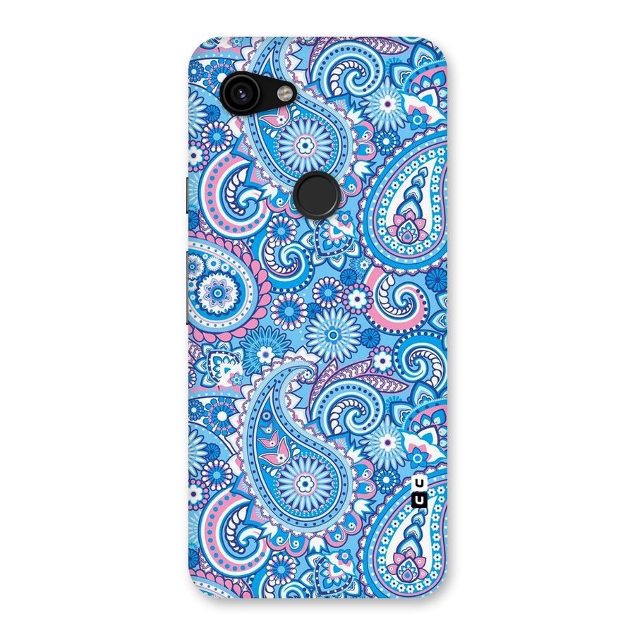 Artistic Blue Art Back Case for Google Pixel 3a