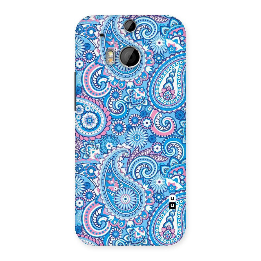 Artistic Blue Art Back Case for HTC One M8