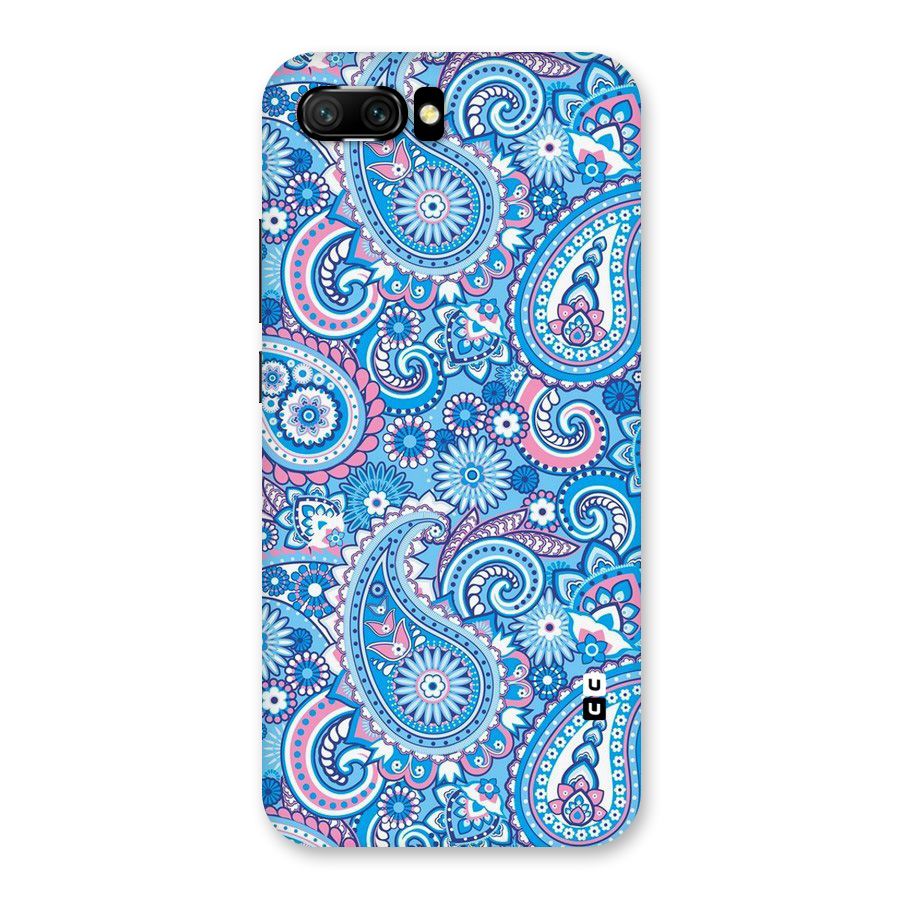 Artistic Blue Art Back Case for Honor 10