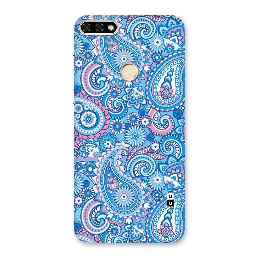 Artistic Blue Art Back Case for Honor 7A