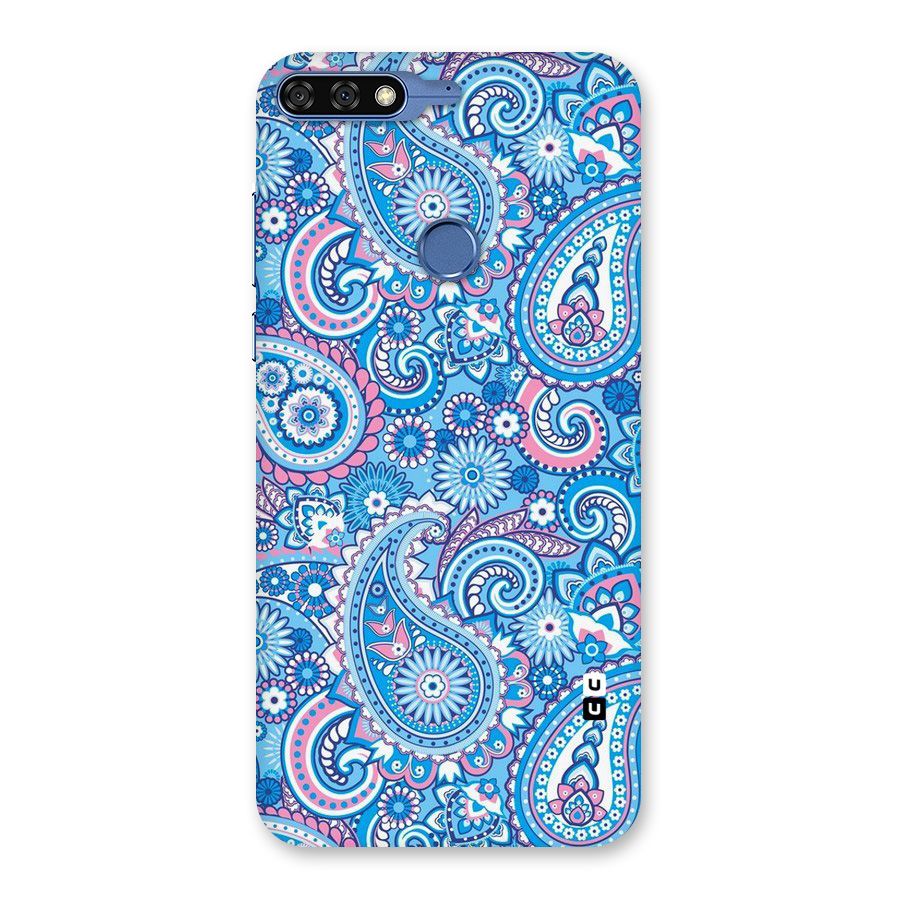 Artistic Blue Art Back Case for Honor 7C