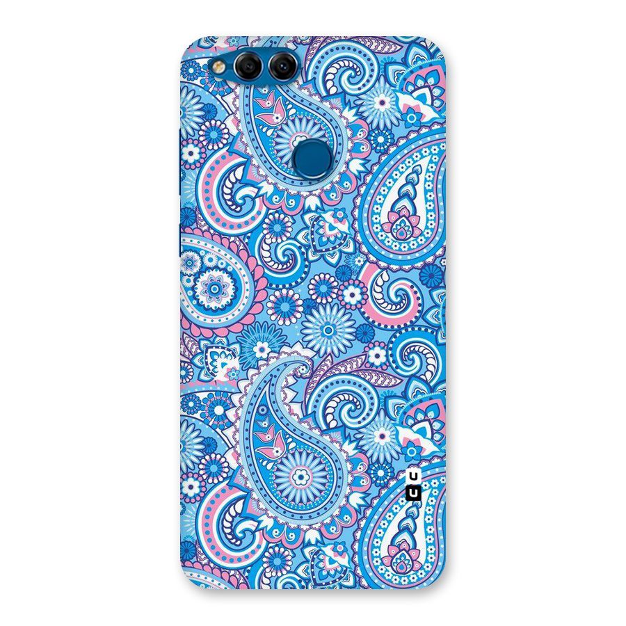 Artistic Blue Art Back Case for Honor 7X