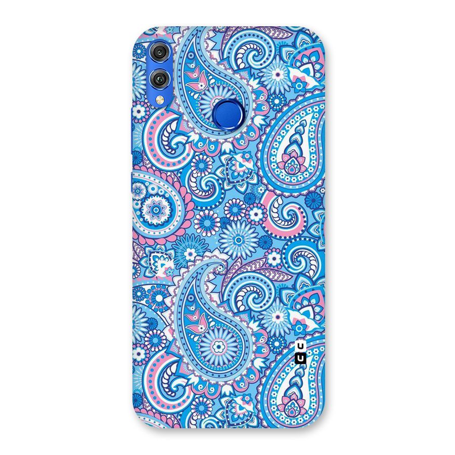 Artistic Blue Art Back Case for Honor 8X