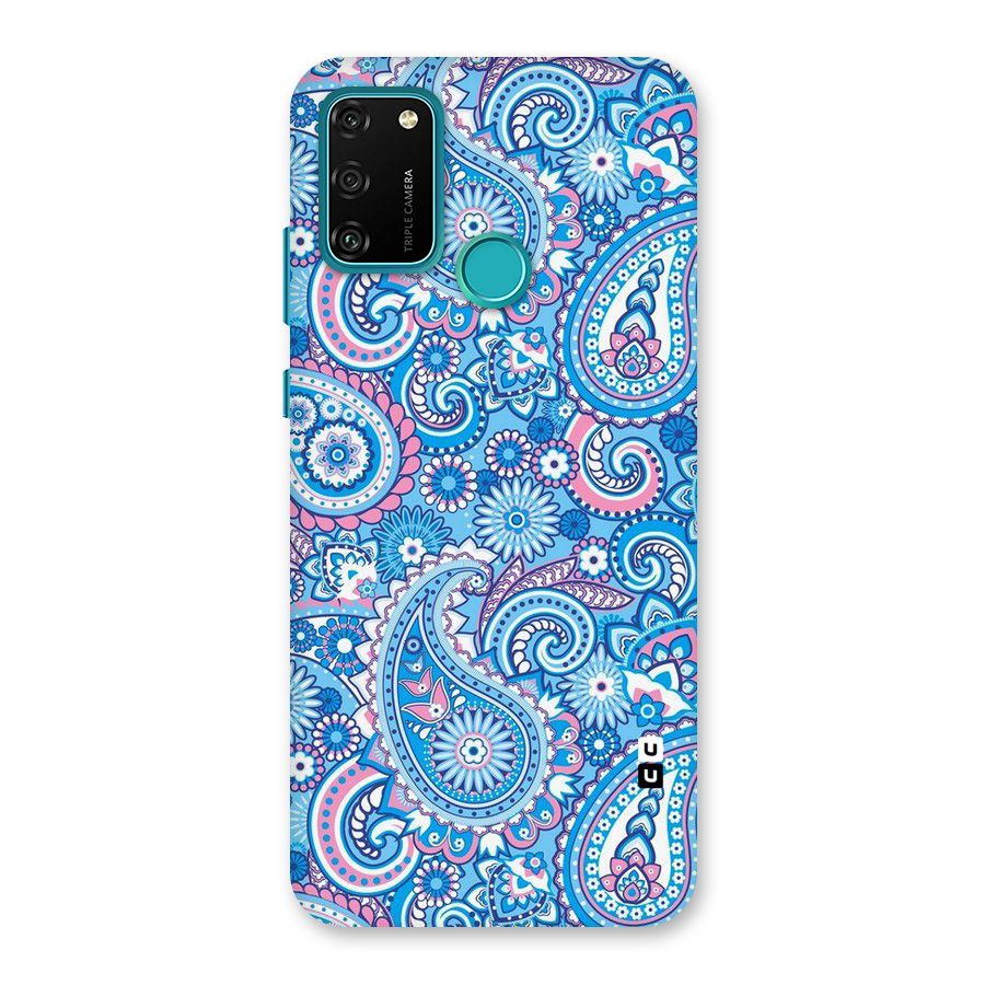 Artistic Blue Art Back Case for Honor 9A
