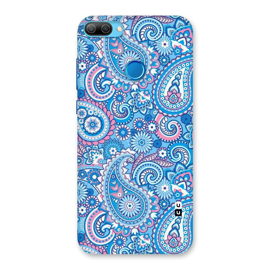 Artistic Blue Art Back Case for Honor 9N
