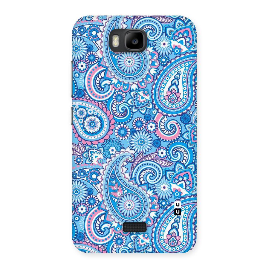 Artistic Blue Art Back Case for Honor Bee