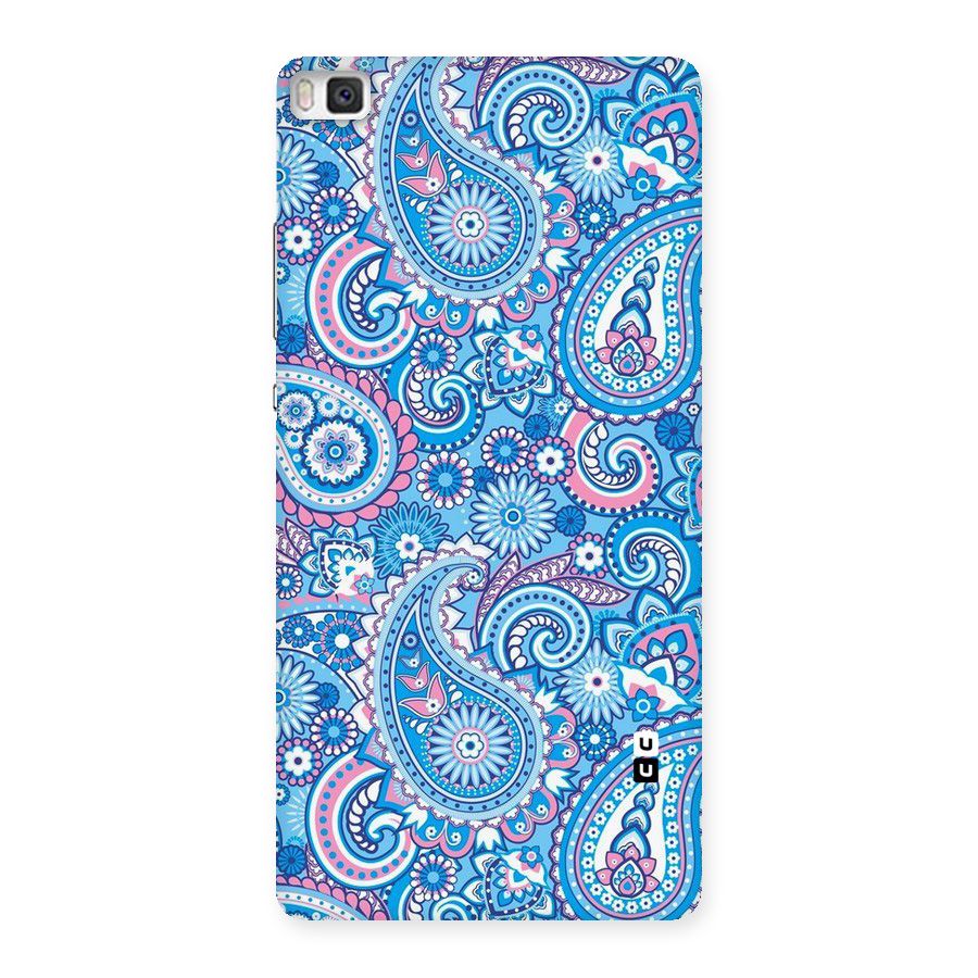 Artistic Blue Art Back Case for Huawei P8