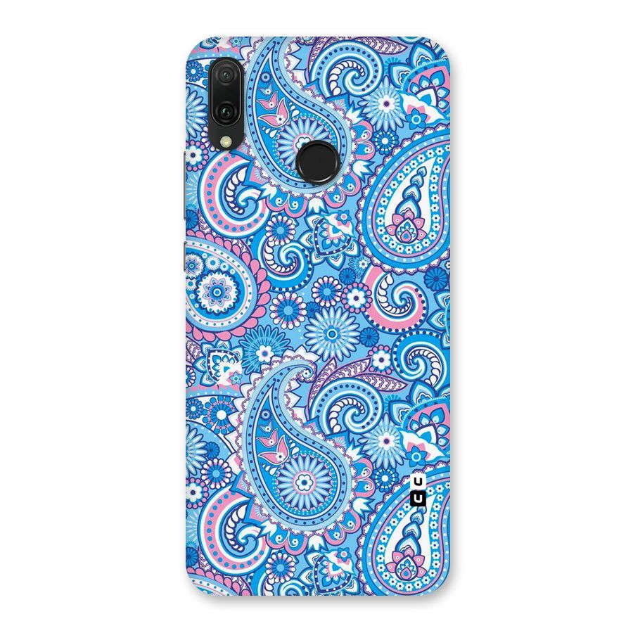 Artistic Blue Art Back Case for Huawei Y9 (2019)