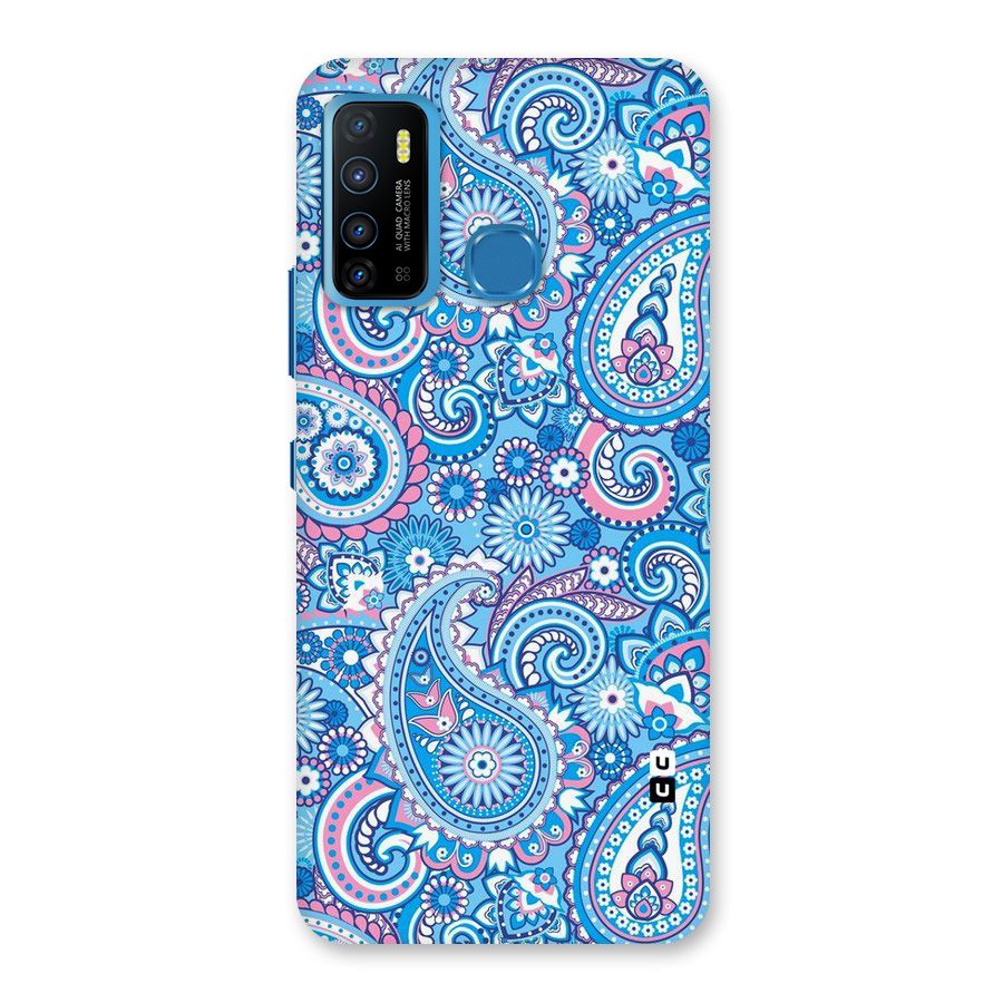 Artistic Blue Art Back Case for Infinix Hot 9