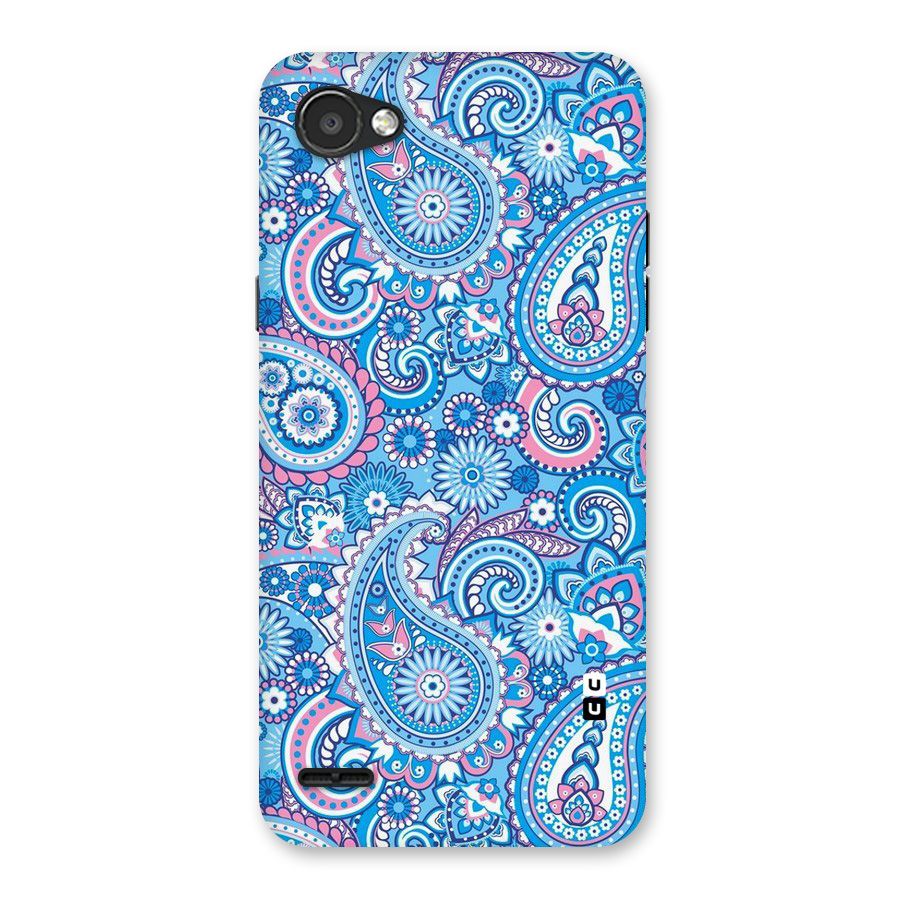 Artistic Blue Art Back Case for LG Q6