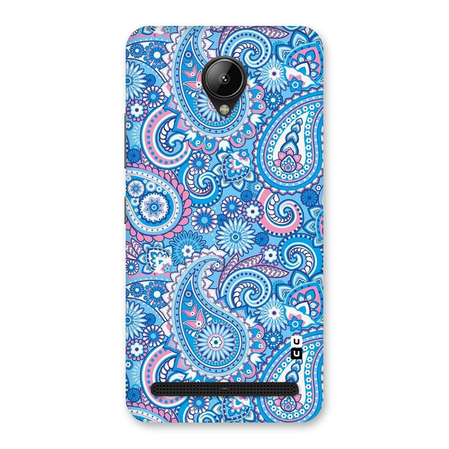 Artistic Blue Art Back Case for Lenovo C2
