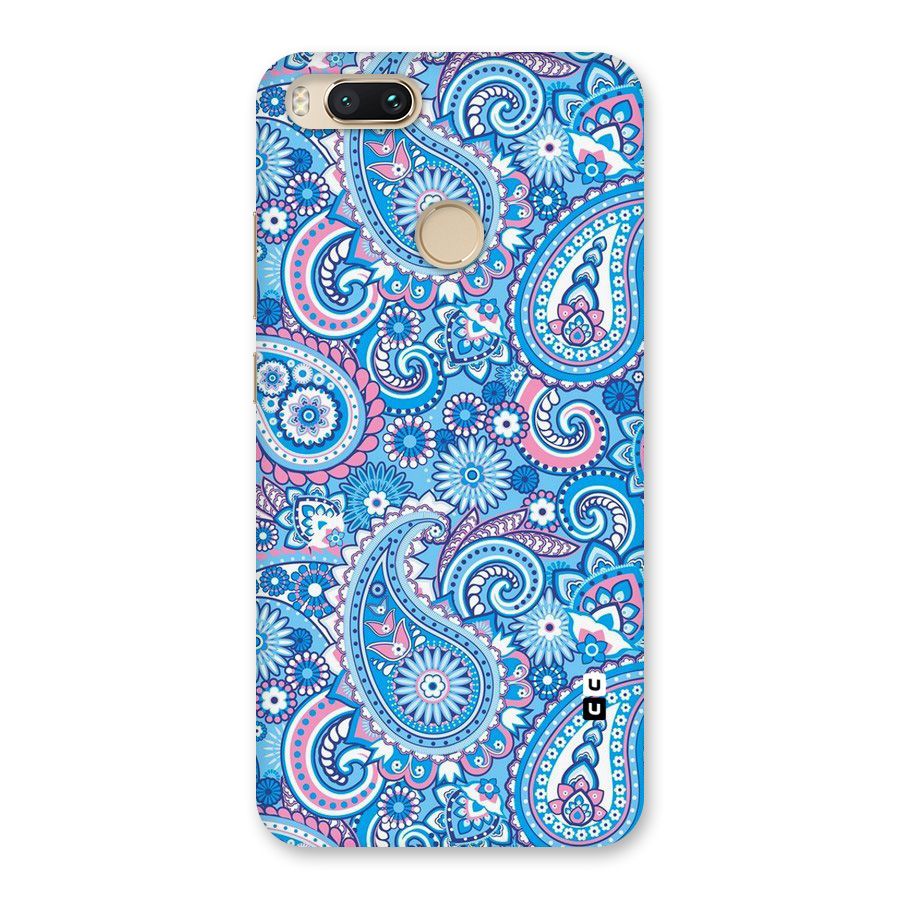 Artistic Blue Art Back Case for Mi A1