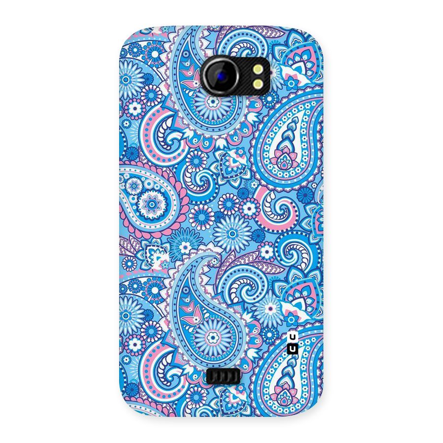 Artistic Blue Art Back Case for Micromax Canvas 2 A110