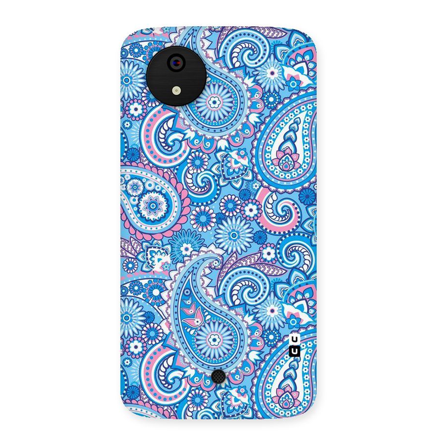 Artistic Blue Art Back Case for Micromax Canvas A1