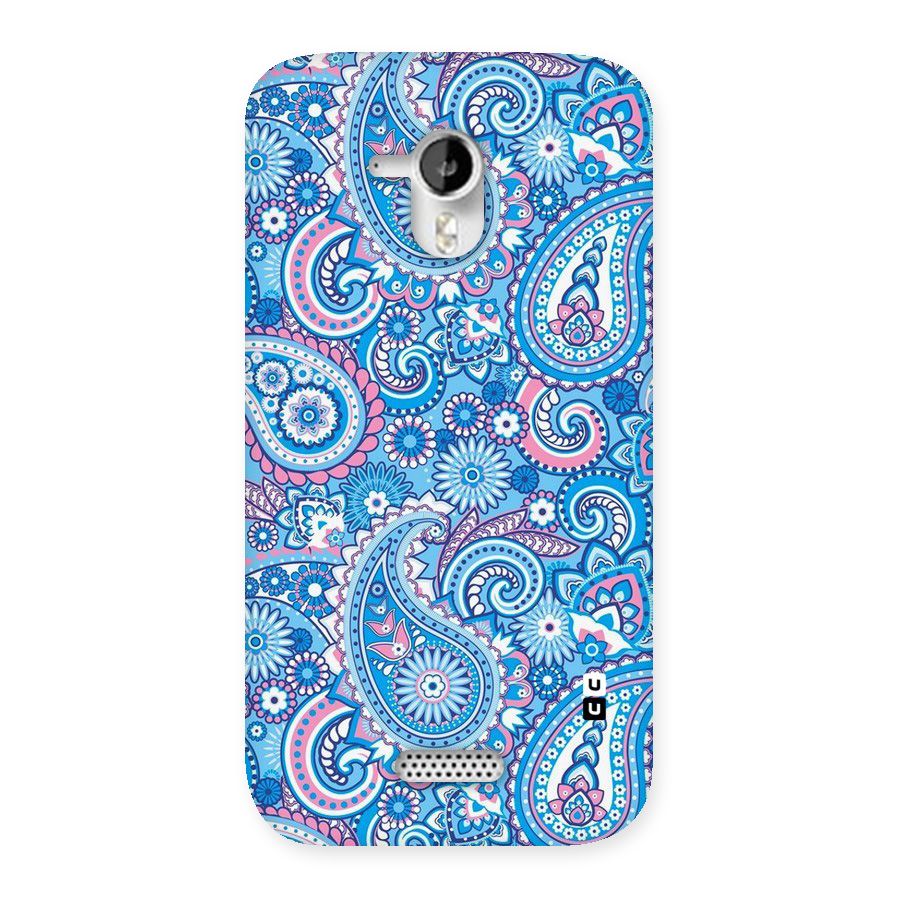 Artistic Blue Art Back Case for Micromax Canvas HD A116