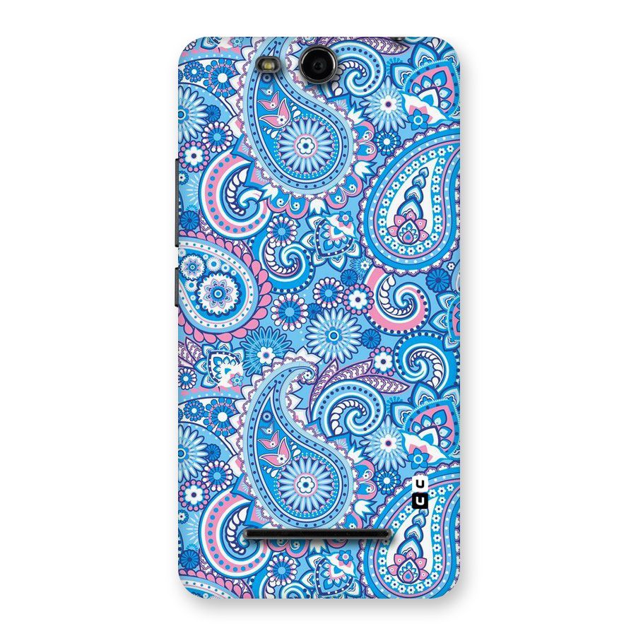 Artistic Blue Art Back Case for Micromax Canvas Juice 3 Q392