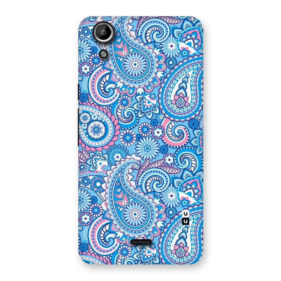 Artistic Blue Art Back Case for Micromax Canvas Selfie Lens Q345