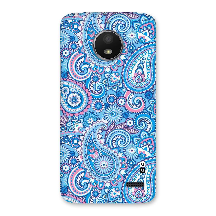 Artistic Blue Art Back Case for Moto E4