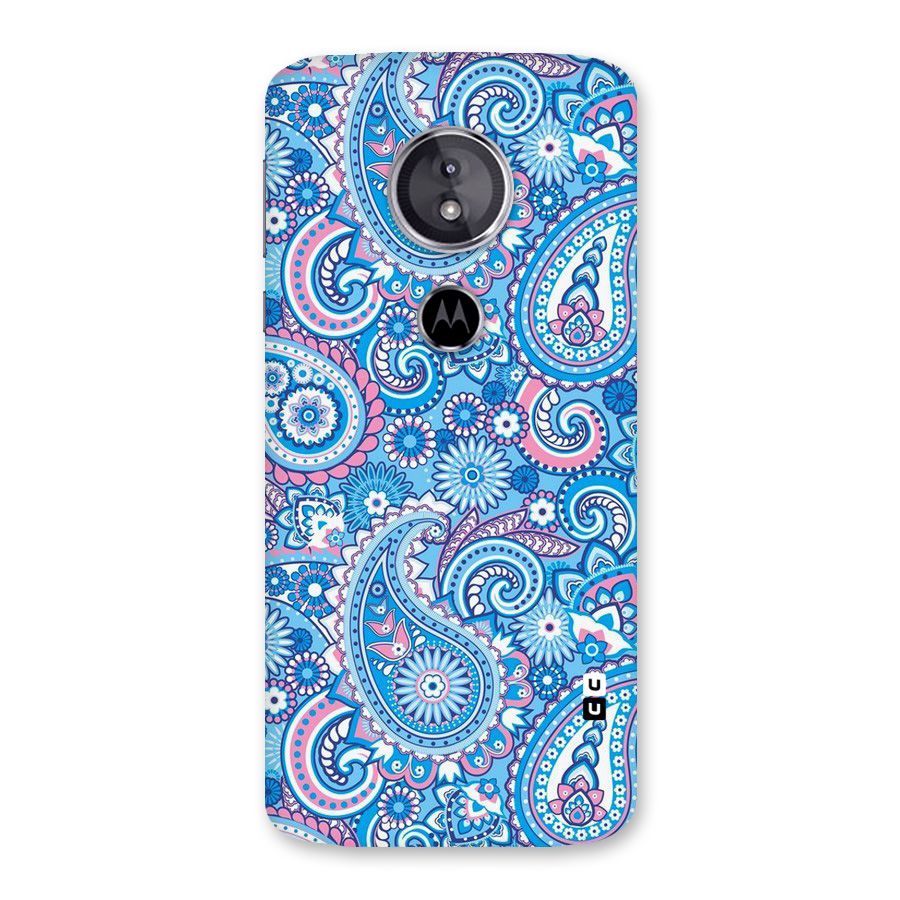 Artistic Blue Art Back Case for Moto E5