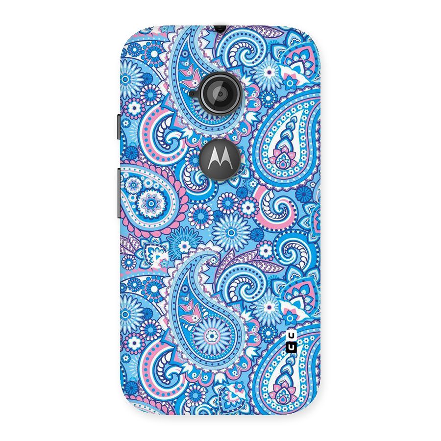 Artistic Blue Art Back Case for Moto E 2nd Gen