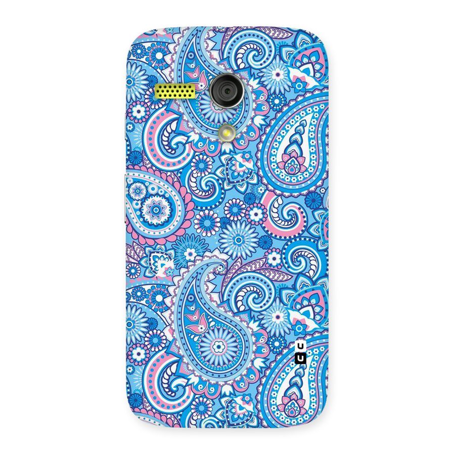 Artistic Blue Art Back Case for Moto G