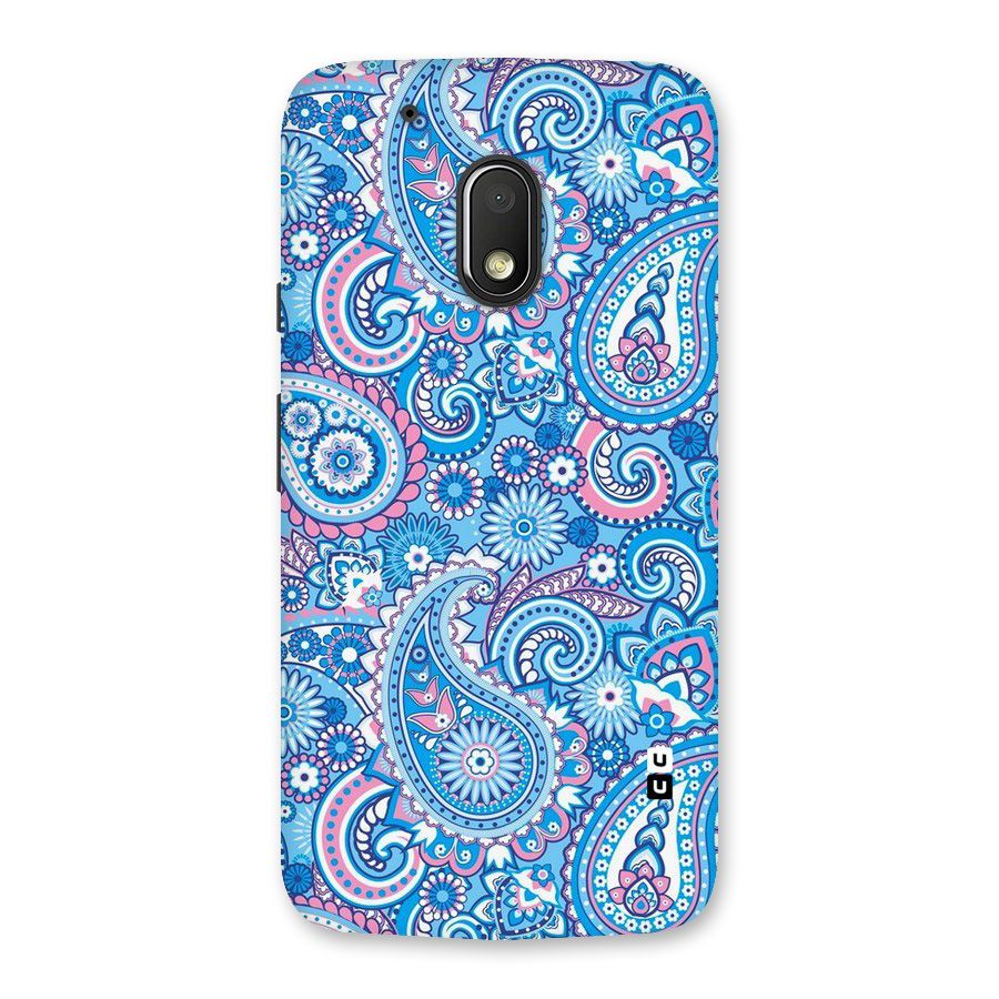 Artistic Blue Art Back Case for Moto G4 Play
