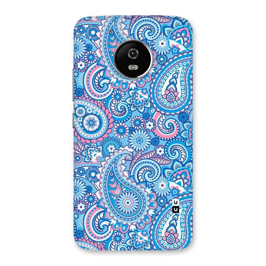 Artistic Blue Art Back Case for Moto G5