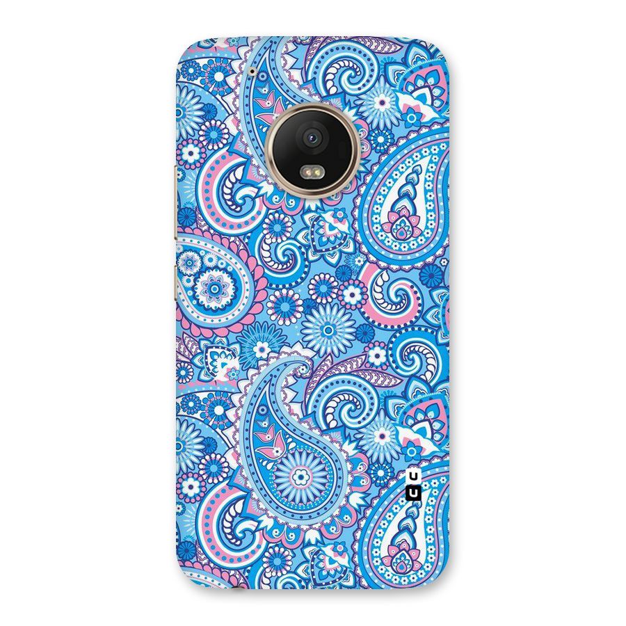 Artistic Blue Art Back Case for Moto G5 Plus
