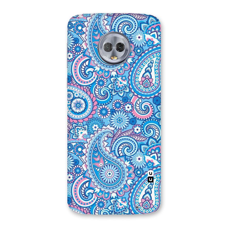 Artistic Blue Art Back Case for Moto G6 Plus