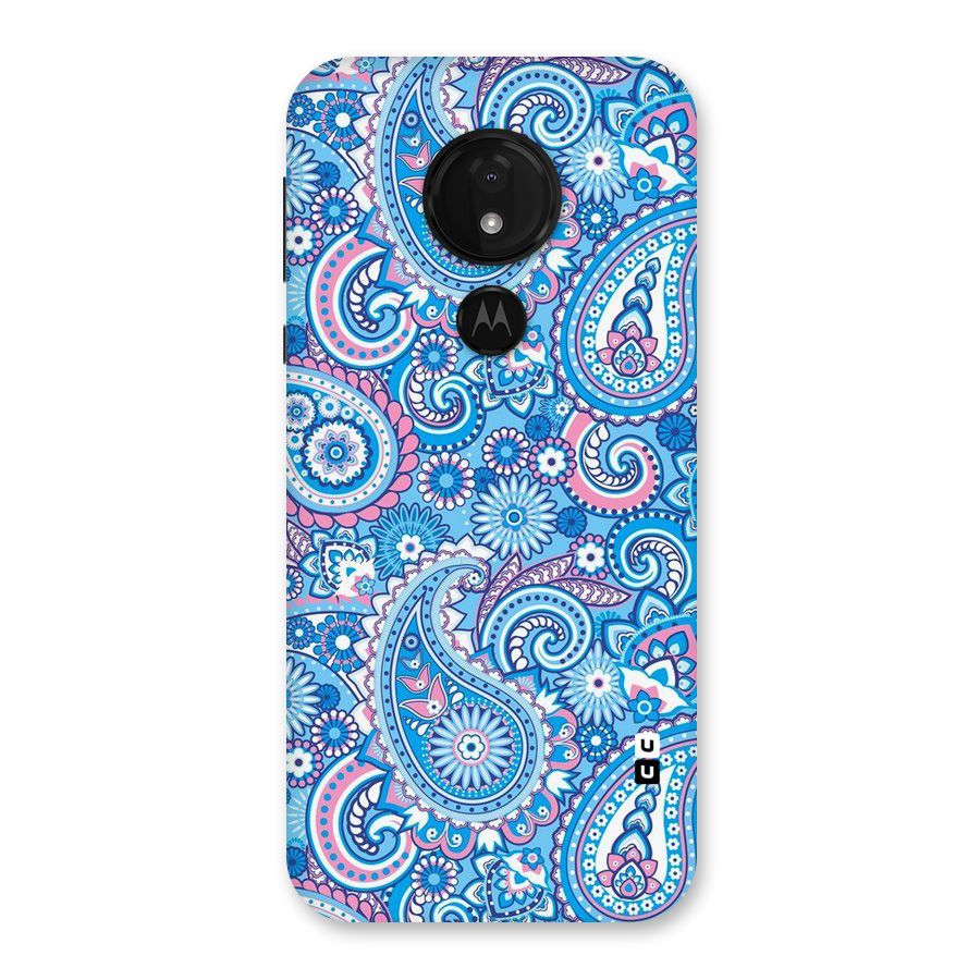 Artistic Blue Art Back Case for Moto G7 Power