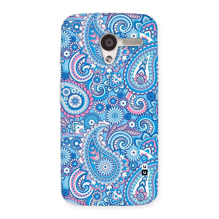 Artistic Blue Art Back Case for Moto X