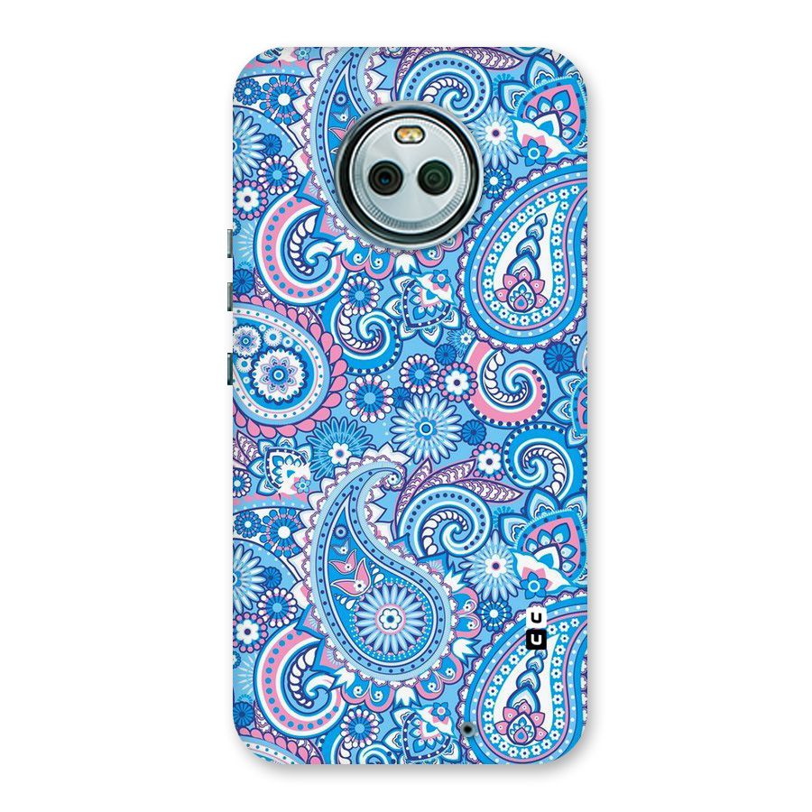 Artistic Blue Art Back Case for Moto X4