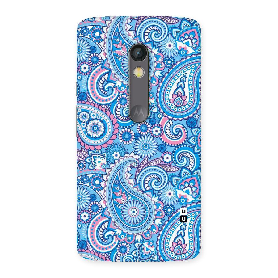 Artistic Blue Art Back Case for Moto X Play