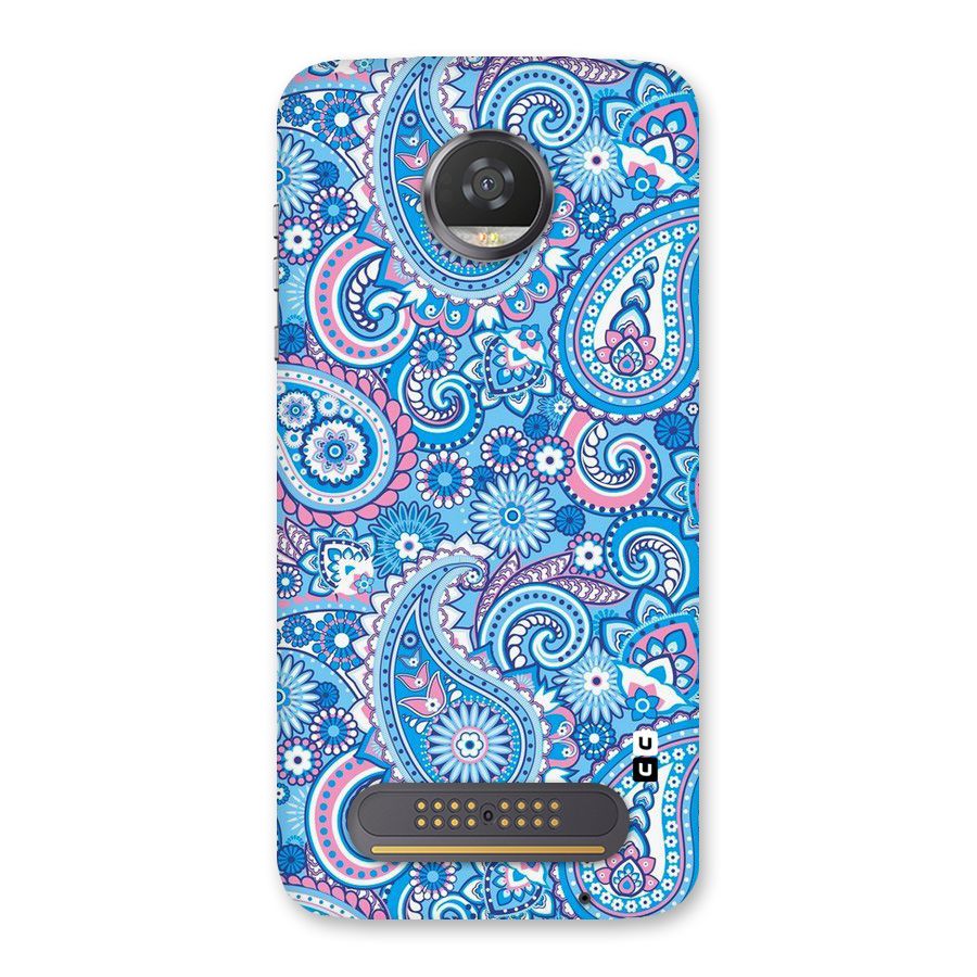 Artistic Blue Art Back Case for Moto Z2 Play