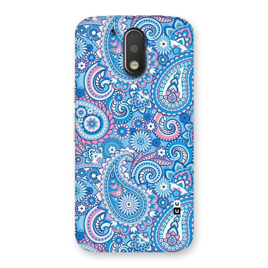Artistic Blue Art Back Case for Motorola Moto G4